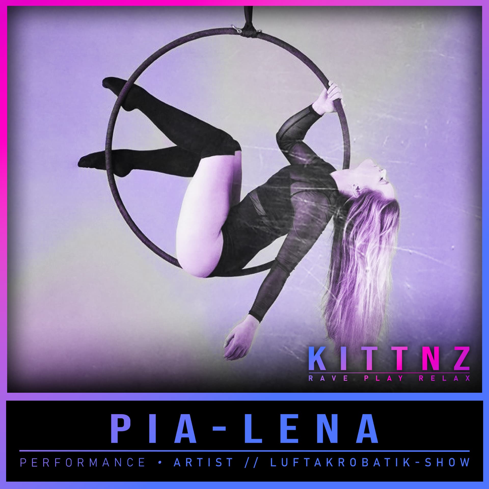 Die Bremer Künstlerin Pia-Lena tritt bei KITTNZ auf.